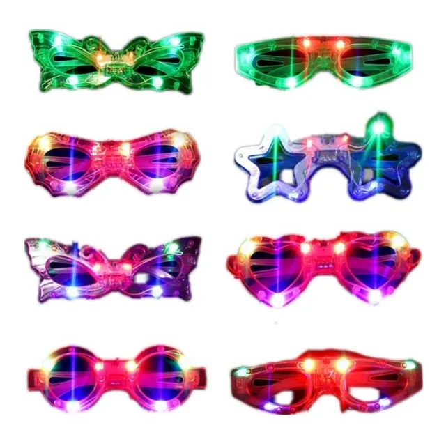 24 Lentes Luminosos Luz 6 Led Retro Fiesta Batucada Boda