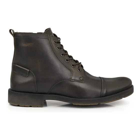 Borcego Hombre Cuero Zapato Bota Elegante Confort Briganti