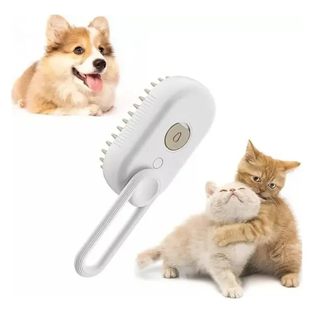 Cepillo Peine Para Perros Y Gatos A Vapor Recargable