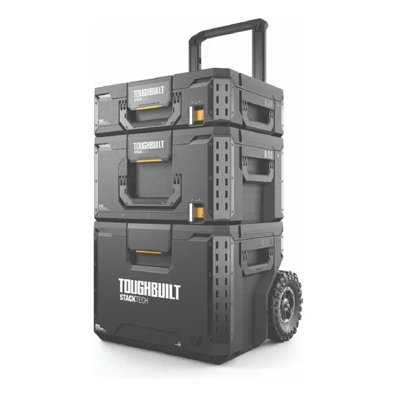 Baul Herramientas + 2 Cajas Stack Tech Toughbuilt
