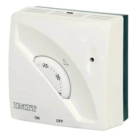 Termostato De Ambiente IMIT TA3 Con interruptor On/OFF Para Calderas / Piso Electrico