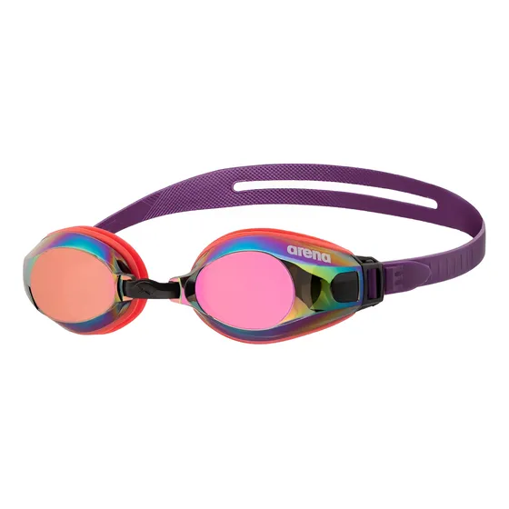 Antiparras Arena Natacion Zoom X-fit Mirror Espejadas Coral Color Copper Bright Coral Plum