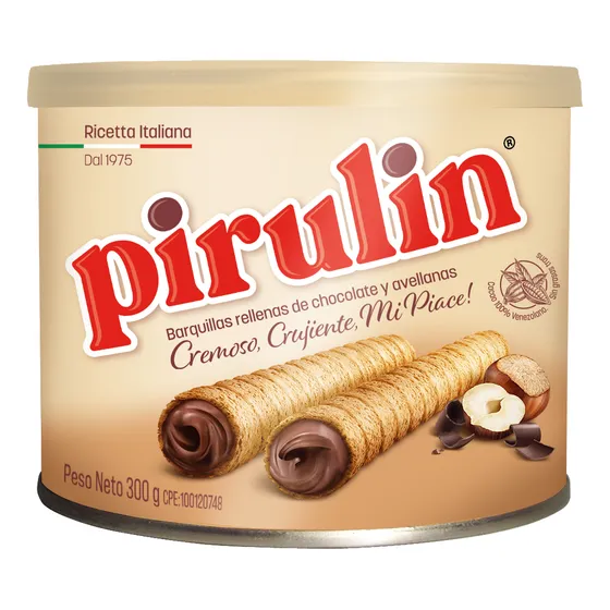 Pirulin Chocolate Lata/envase 300g