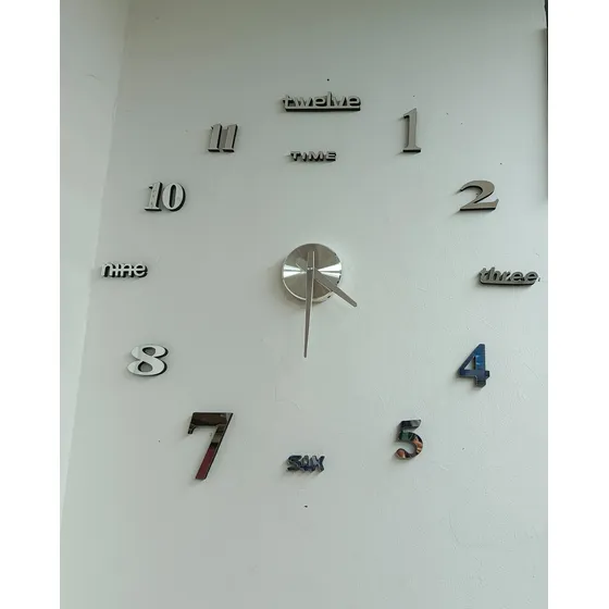 Reloj De Pared 3d/ 50ctmx1mt