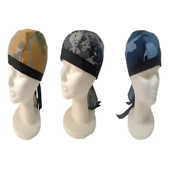 2 Bandanas Gorro Chef, Militares, Médicos, Moteros