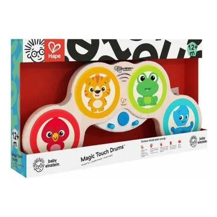 Tamborín Hape Tambores 10cm Set De Juguete