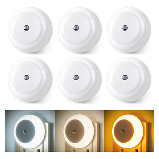 6 Piezas Luz De Noche Lámparas De Pared Led Baño Dormitorio 6 Piezas Luz De Noche Lámparas De Pared Led Baño Dormitorio