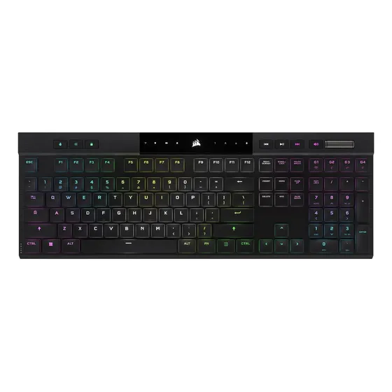 Teclado Corsair K100 Air Rgb Wireless Cherry Mx Mecanico