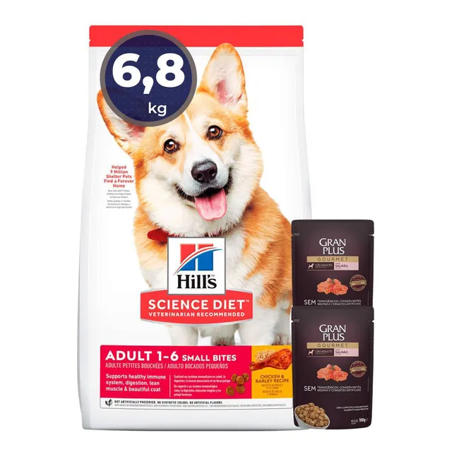 Alimento Hills Adulto Sb Razas Pequeñas 6.9kg 