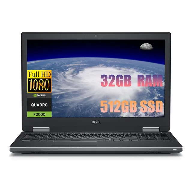 Dell Precision 7530 Intel I7 8850 32g 512g Nvidia P2000 15.6