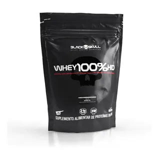 Whey 100% Hd Refil Black Skull - 900g (wpc, Wpi E Wph) Sabor Cookies & Cream