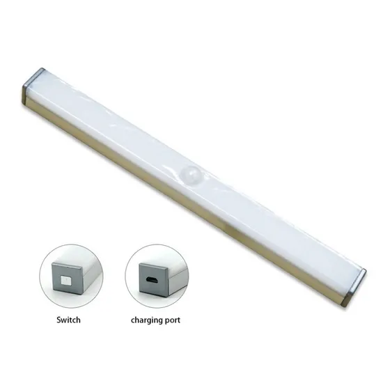 Lampara Led Closet 15cm Recargable Sensor De Movimiento Iman