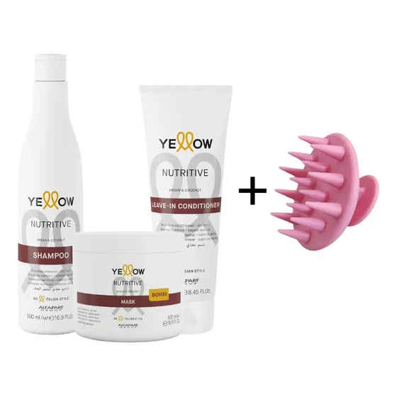 Shampoo+mascarilla+leave In Yellow Nutritive Bomba