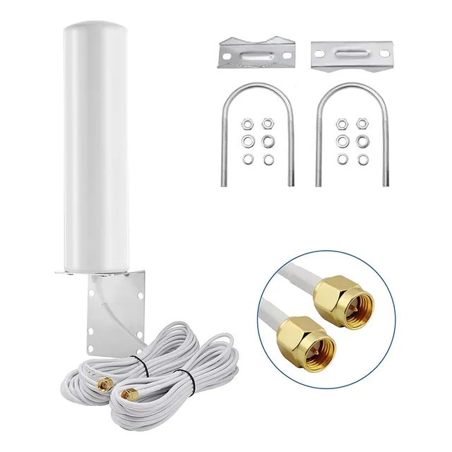 Alta Ganancia 10-12dbi Dual Sma Macho 698-2700 Mhz 3g/4g Lte