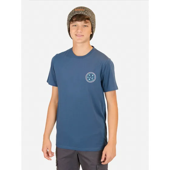 Polera Mc Liquid Celeste Infantil Maui And Sons