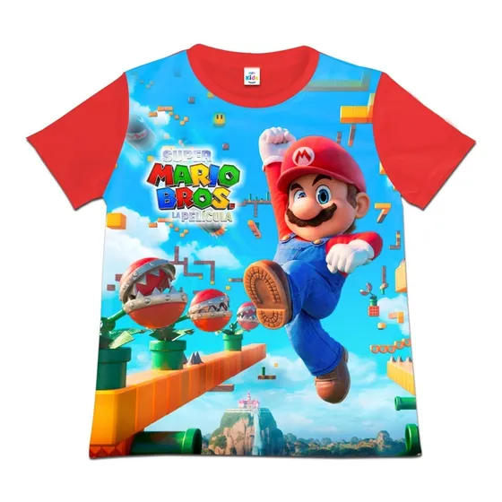 Franela Camisa Niño Niña Super Mario Bros La Pelicula