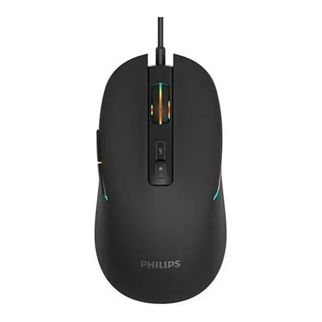 Mouse gamer de juego PhilipsMomentum SPK9414 G414 negro