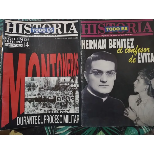 Todo Es Historia: Montoneros- Evita Lote X 3