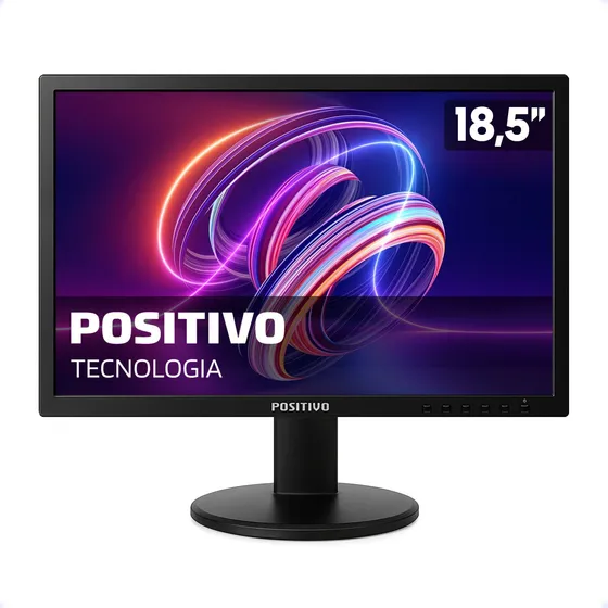 Monitor Positivo 18,5 Led Vga Dvi - Ótimo Custo Benefício