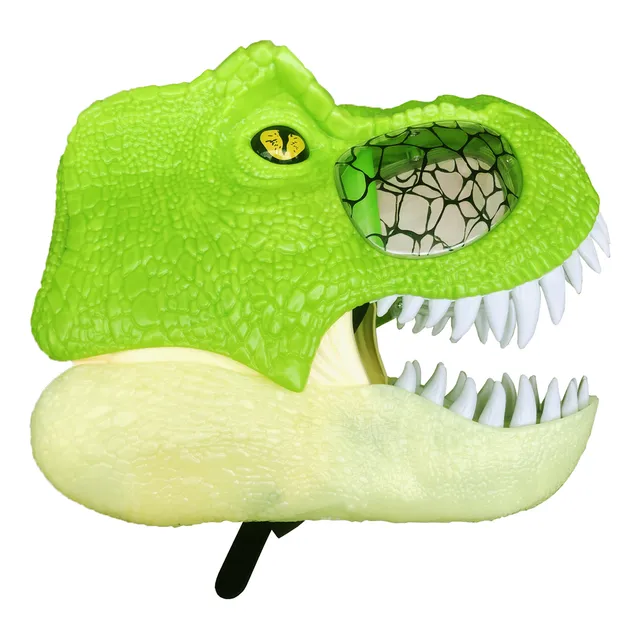 Máscara De Dinosaurio Fluorescente Movimiento Luces Y Sonido