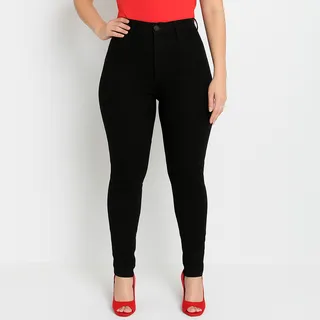 Calça Jeans Feminina Skinny Levanta Bumbum Cintura Alta Lycr Calça Jeans Feminina Skinny Levanta Bumbum Cintura Alta Lycr