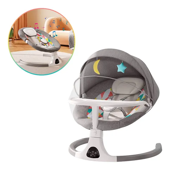 Mecedora Bebe Automatica Bluetooth Mosquitero