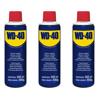 3 Wd40 Spray Produto Multiusos - Desengripante Lubrificante 3 Wd40 Spray Produto Multiusos - Desengripante Lubrificante