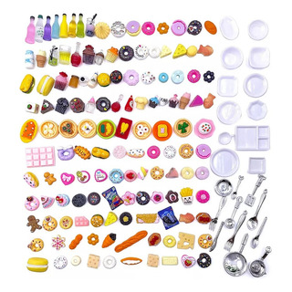 150 Botellas De Comida En Miniatura, Latas De Soda, Juego 150 Botellas De Comida En Miniatura, Latas De Soda, Juego