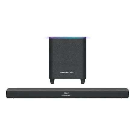 Barra De Sonido 2.1 Subwoofer 600w Audiobahn Asbar1100pack Negro 40hz - 18000hz
