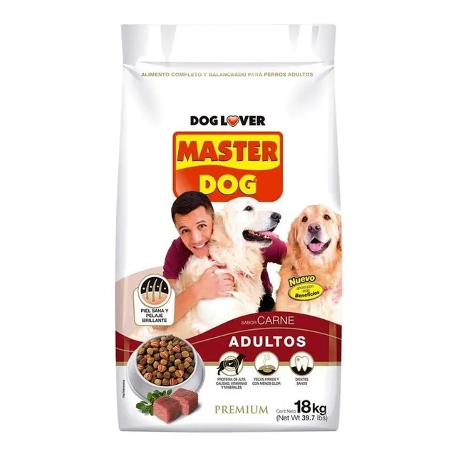 Carozzi Master Dog Alimento Perro Adulto Carne 18Kg
