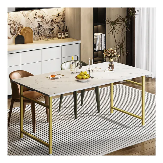 Mesa De Comedor 1,4 M Mesa Comedor 4 Personasmultifuncional