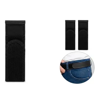 Cinturon Sin Hebilla Ajustable Unisex Velcro Comodo Pack X2