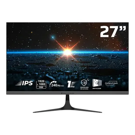 Monitor Gamer Balam Rush Cosmos Edge de 27" Full HD IPS 240Hz 1ms