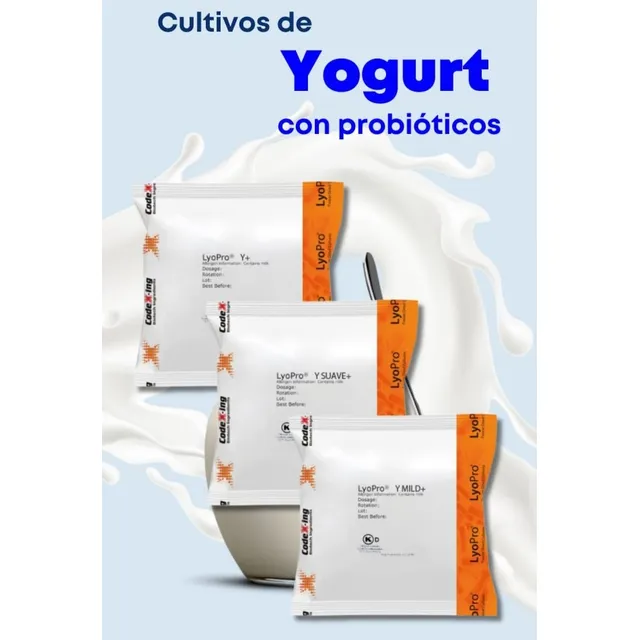 Cultivos Lácticos Con Probióticos Para Yogurt Lyopro Ysuave+