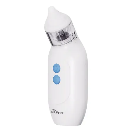 Aspirador Nasal Silfab An10 Eléctrico Silencioso Pediátrico Color Blanco
