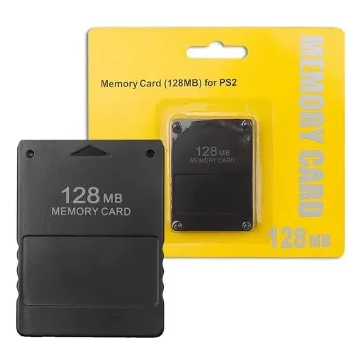 Memory Card 128 Mb Ps2 Play Station 2 Memoria Nueva Sellada