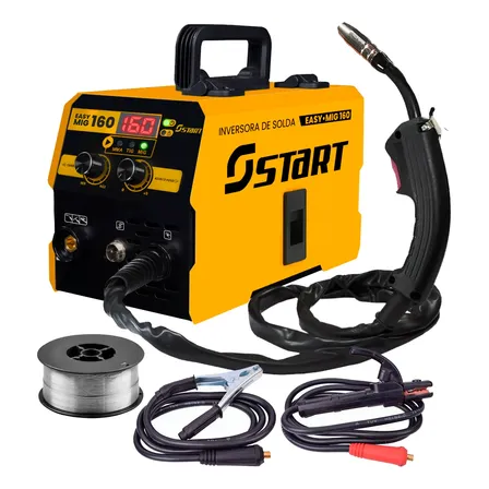 Máquina De Solda Mig Tig E Eletrodo Multi 160a Sem Gas Vermelho 220v