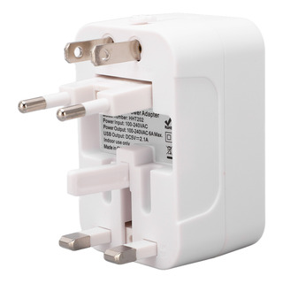 Adaptador De Viaje Universal Blanco Y Blanco, Alimentación M Adaptador De Viaje Universal Blanco Y Blanco, Alimentación M