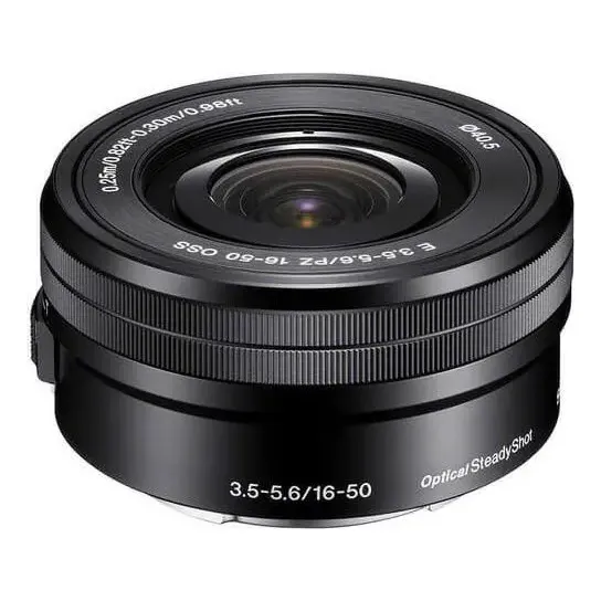 Lente Sony E Pz 16-50mm F3.5-5.6 Oss - Selp1650 Negro Sony E Versión 1 | Cuotas sin interés