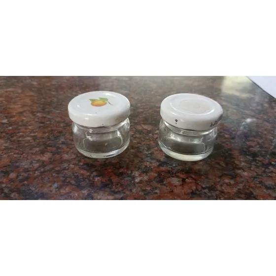 Frasco/envase Tipo Mermelada Mini Frasco Set De 2 (usado)
