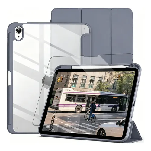 Capa Case Smart Flip Para iPad 10 Geração 10.9 Cor Vermelho