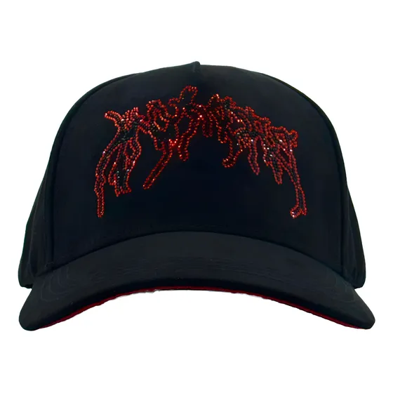 Gorra Anymore Red Crystal Rojo Negro Original