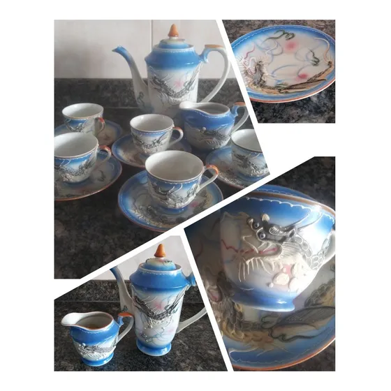 Juego De Tazas Para Café De Estilo Oriental 
