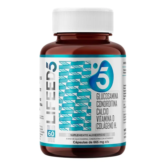 Lifeed Articulación Glucosamina Condroitina Colágeno Calcio Sabor Sin Sabor