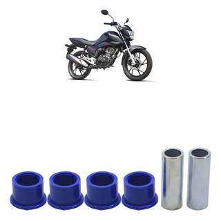 Kit Bucha Garfo Cg 160 Titan 2016 A 2022 Traseiro 6 Peças Kit Bucha Garfo Cg 160 Titan 2016 A 2022 Traseiro 6 Peças