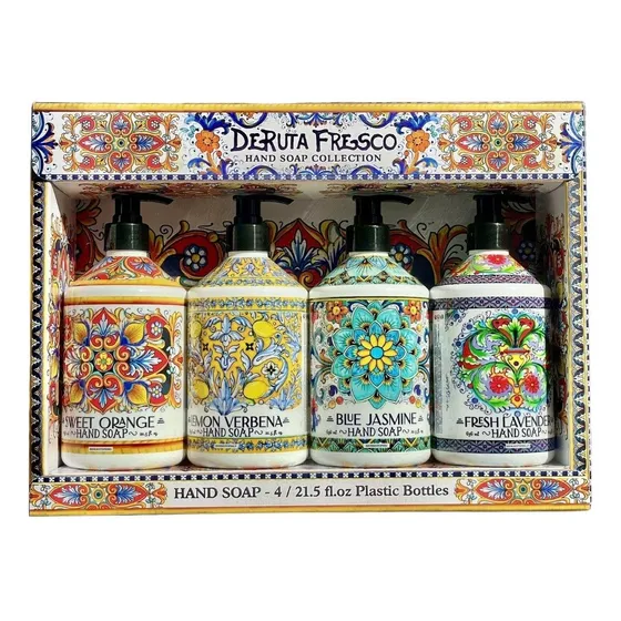 Botella De Jabon Con Dispensador Deruta Fresco