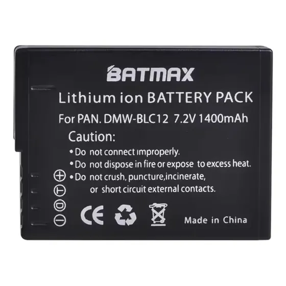 Ba.teria Batmax Panasonic Dmw-blc12 Fz1000 Fz200 Gh2 Gx8 Nfe