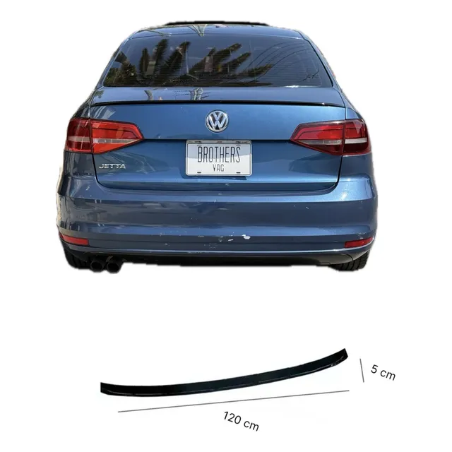 Alerón De Cajuela Jetta Mk6 Tipo Gli Negro Gloss 2011 - 2018