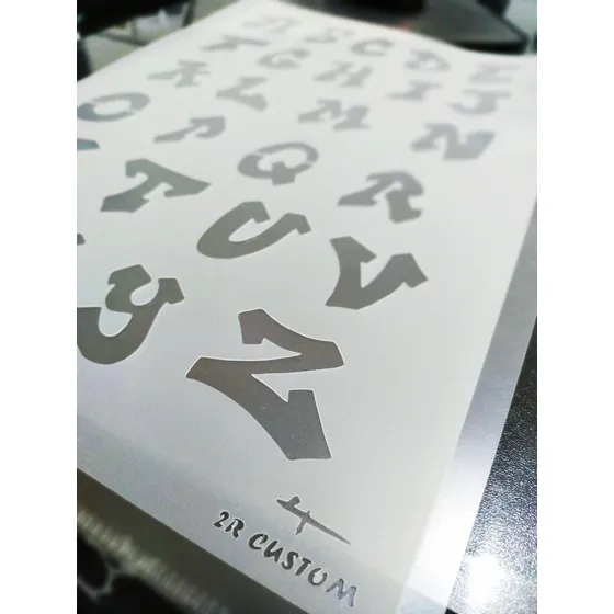 Stencil Personalizado Com Suas Frases Letras Ou Palavras