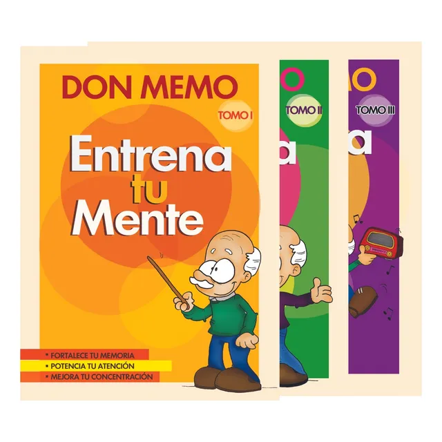 Don Memo - Entrena Tu Mente - Promo Tomos 1, 2 Y 3